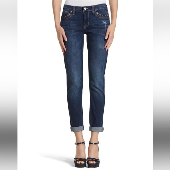 White House Black Market Saint Honore Distressed Girlfriend Jean - Picture 1 of 13